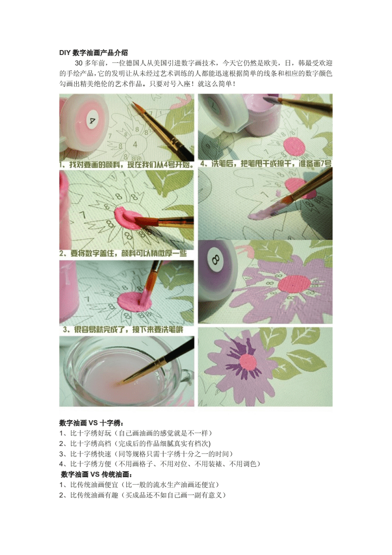 DIY數字油畫產品介紹.doc